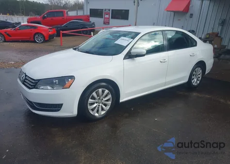 2013 Volkswagen Passat 2.5L S from USA, damaged, VIN 1VWAP7A31DC116519